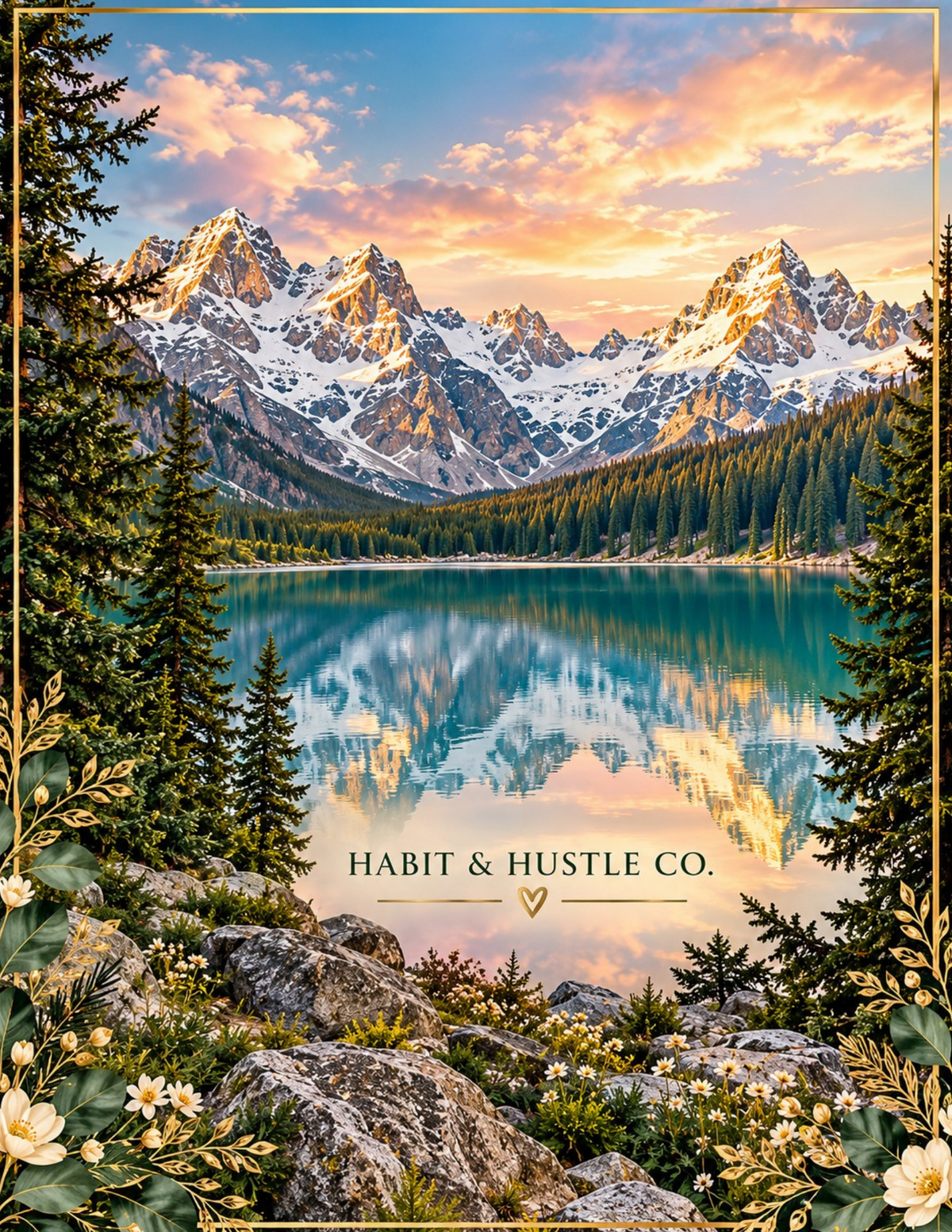 Original Mountain Views Planner back cover