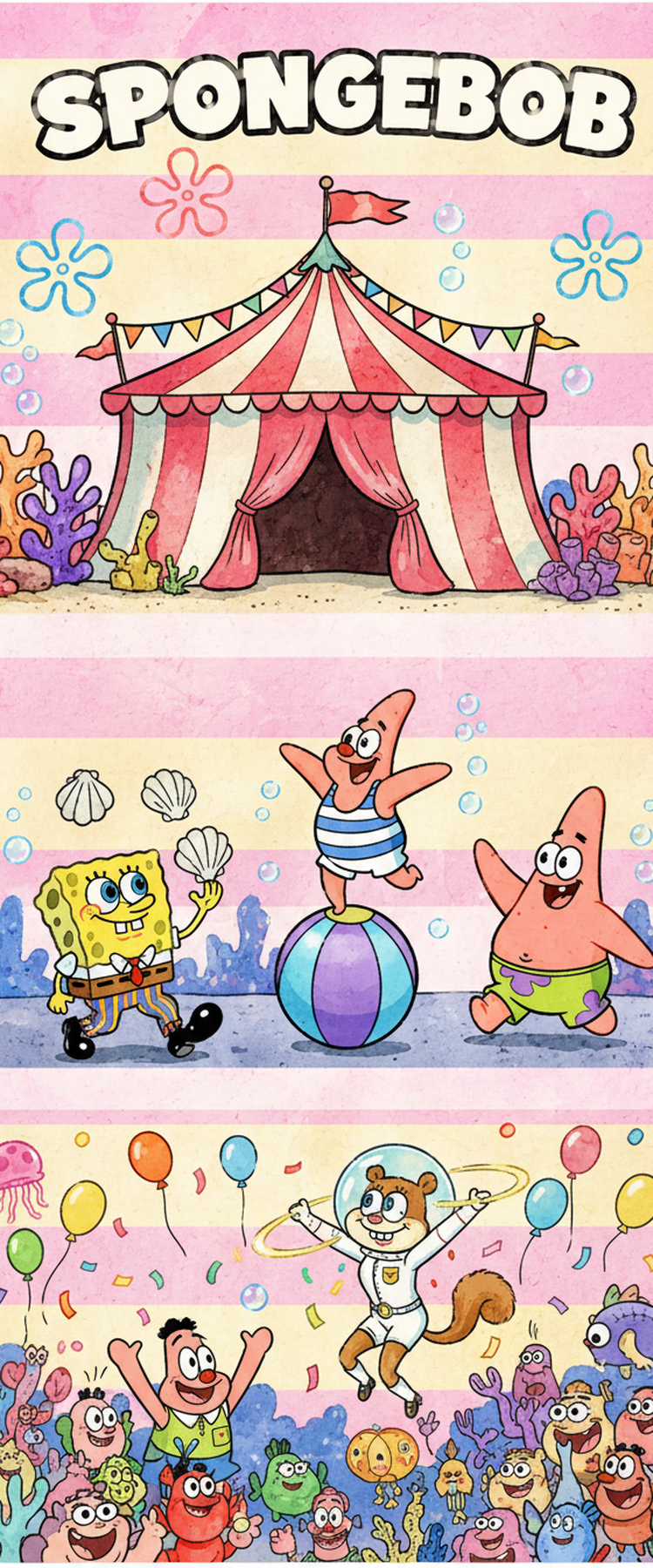SpongeBob Bookmark Collection | 2x6 Glossy Double-Sided Bookmarks