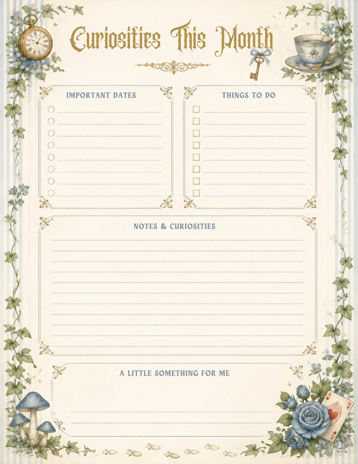 Down the Rabbit Hole | 2027 Wonderland Planner – Choose Your Edition
