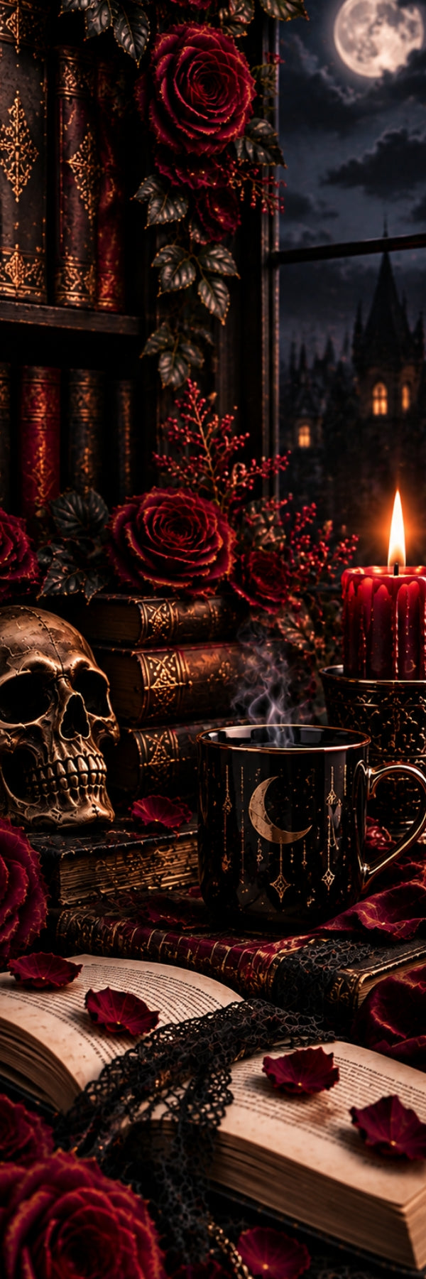 Booked & Bewitched Dark Romance Bookmark