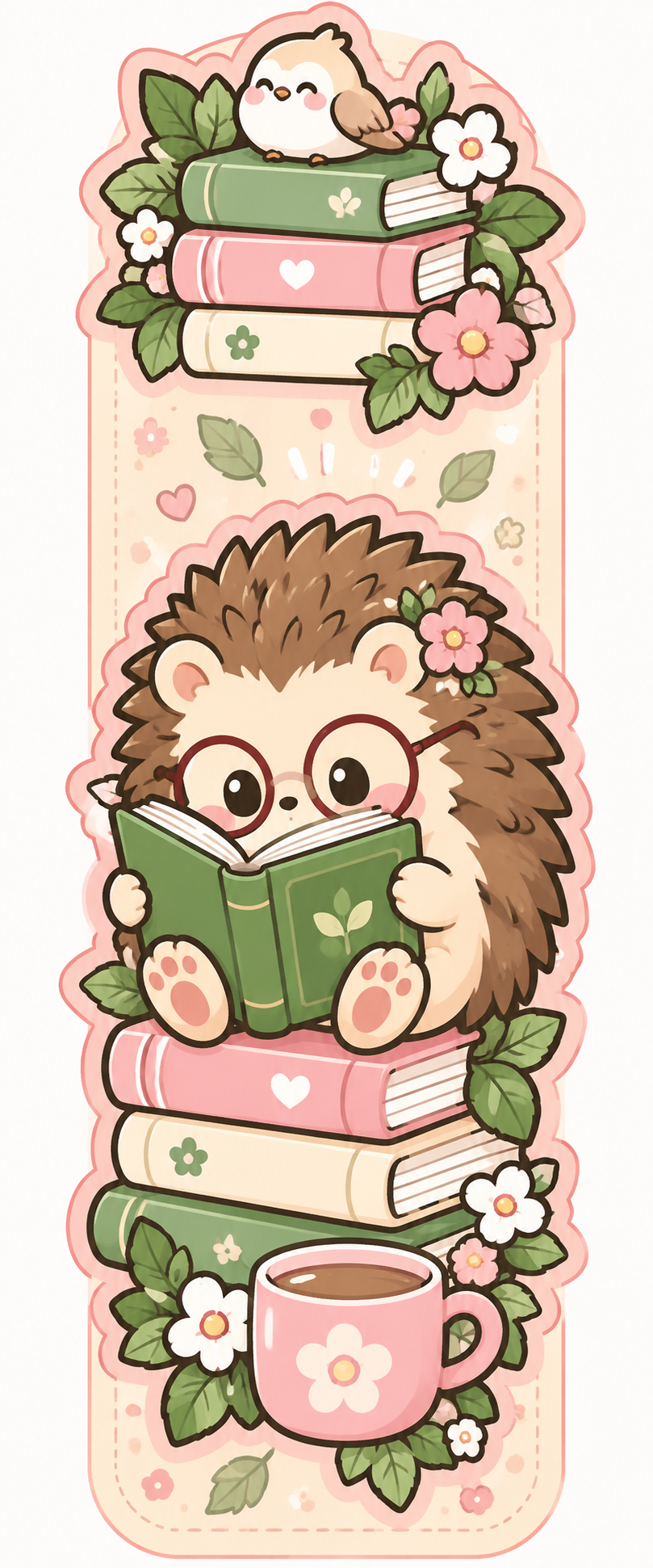 Whimsical Book Buddies Collection | 2 × 6 Bookmarks