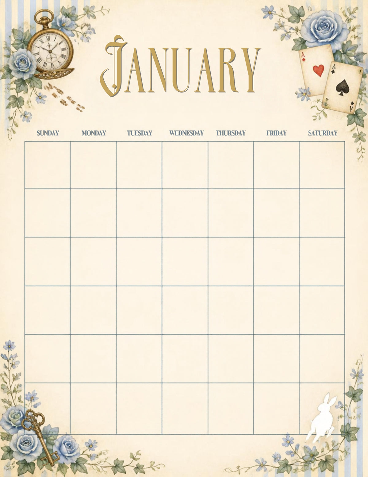 Down the Rabbit Hole | 2027 Wonderland Planner – Choose Your Edition