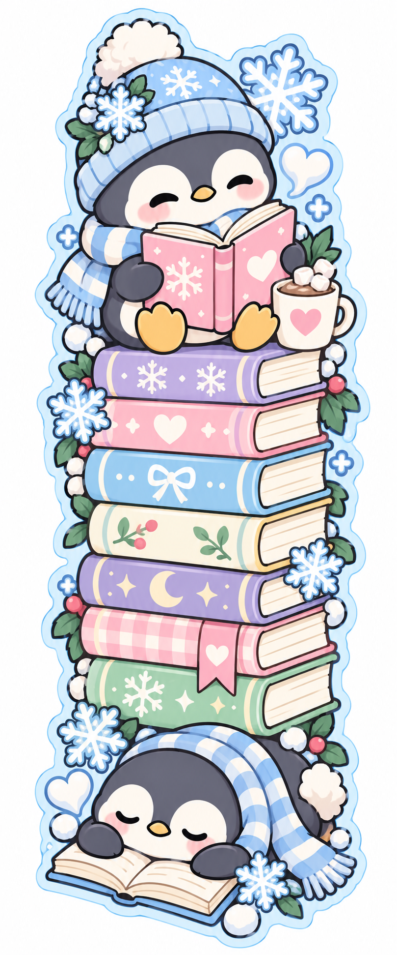 Whimsical Book Buddies Collection | 2 × 6 Bookmarks
