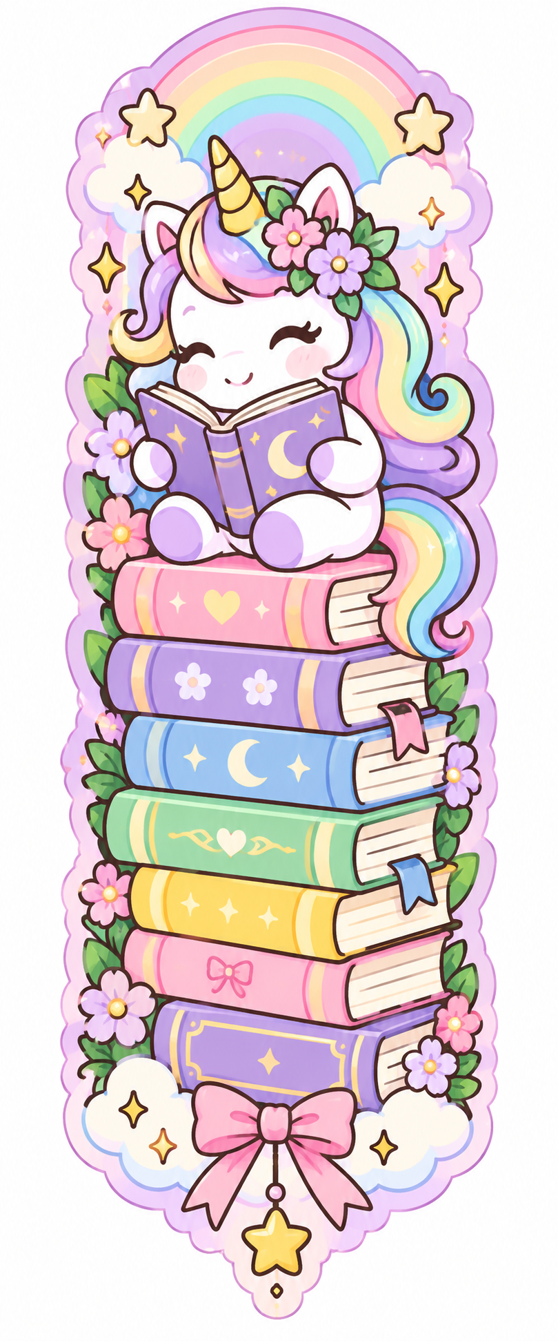 Whimsical Book Buddies Collection | 2 × 6 Bookmarks