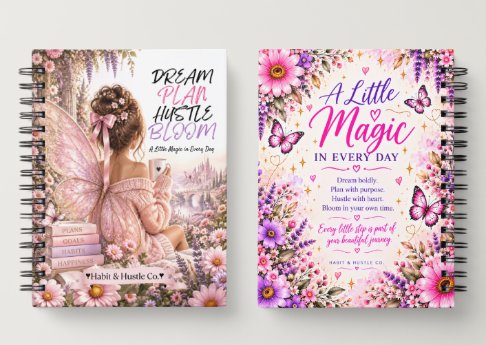 Dream Plan Hustle Bloom | 12-Month Undated Planner