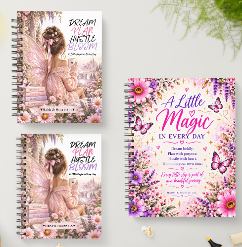 Dream Plan Hustle Bloom | 12-Month Undated Planner