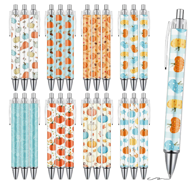 π Pumpkin & Cozy Fall Click Pens