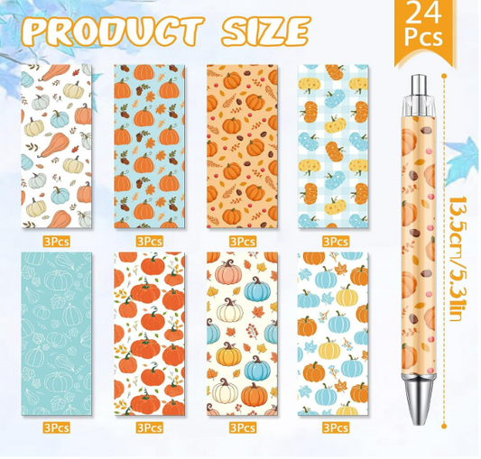🍂 Pumpkin & Cozy Fall Click Pens
