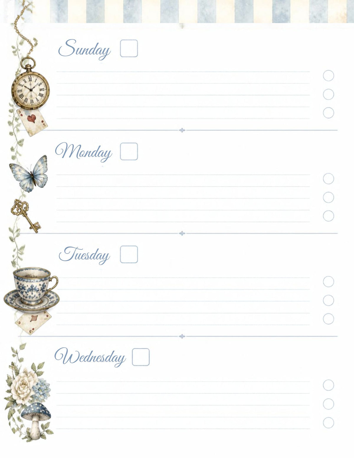 Down the Rabbit Hole | 2027 Wonderland Planner – Choose Your Edition
