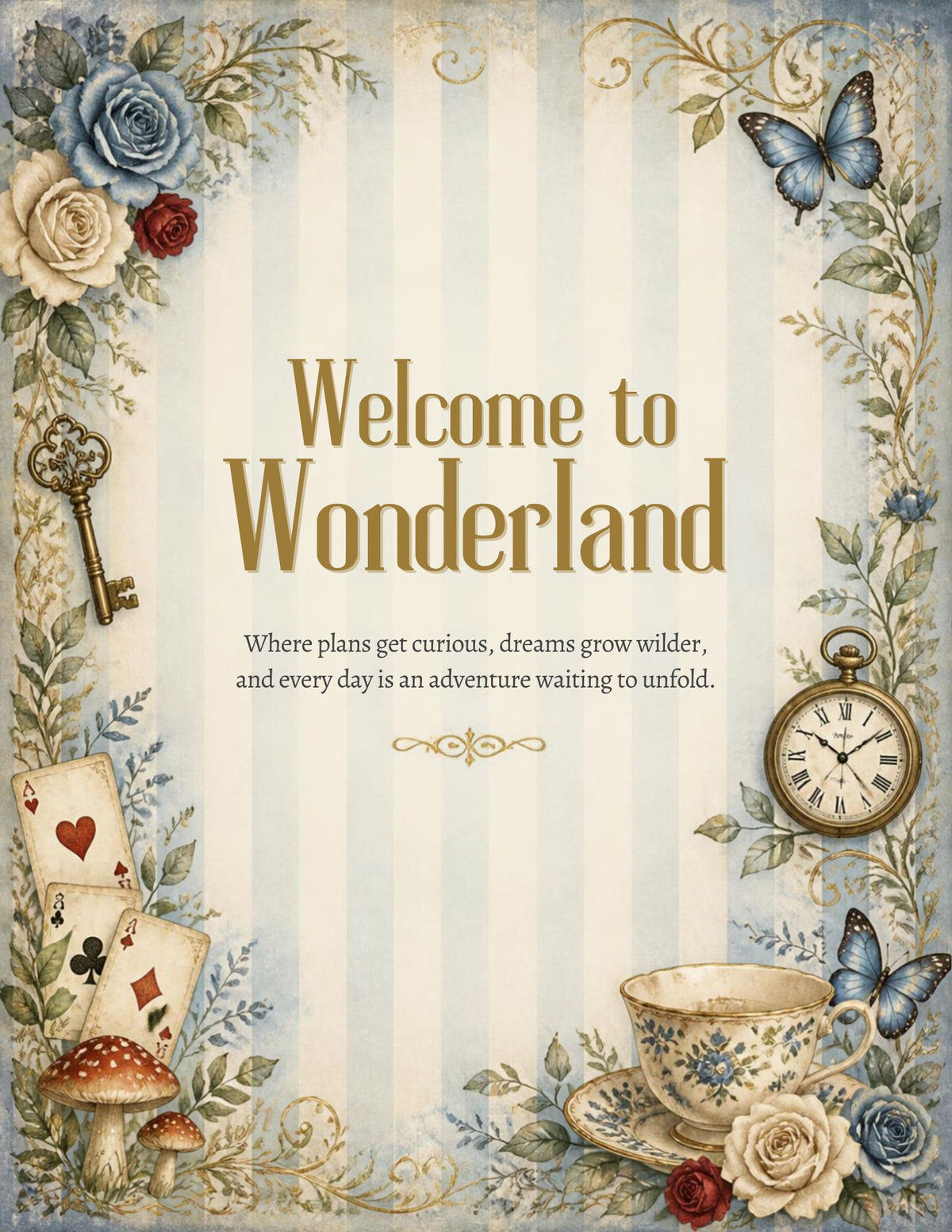 Down the Rabbit Hole | 2027 Wonderland Planner – Choose Your Edition