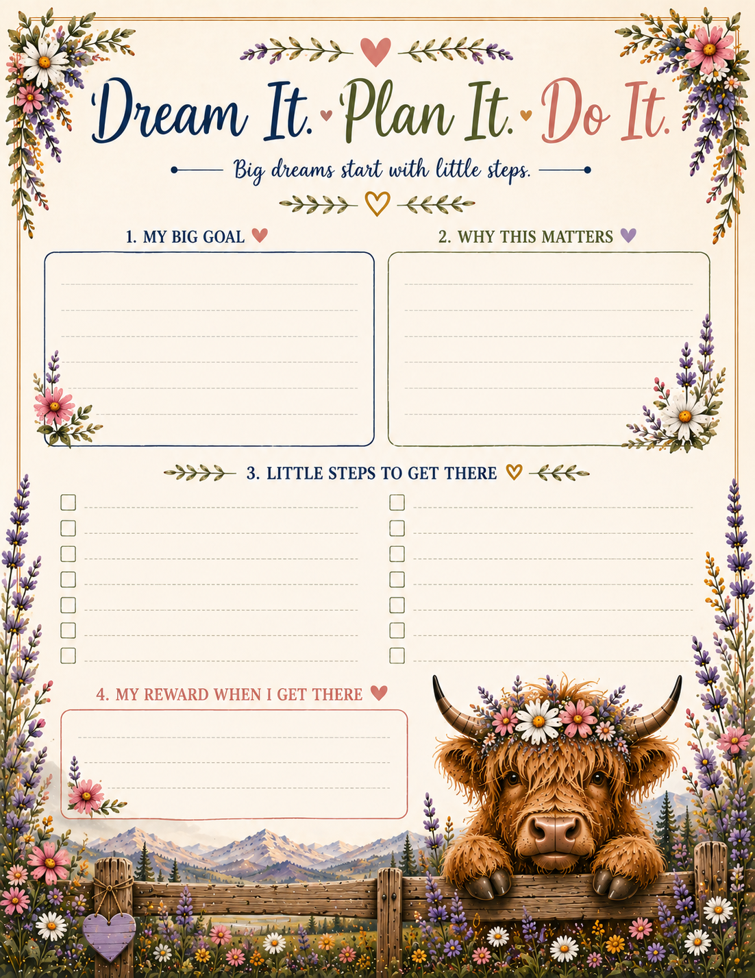 Highland Dreams & Daily Things โ 2027 Planner ๐ฎ๐ธ