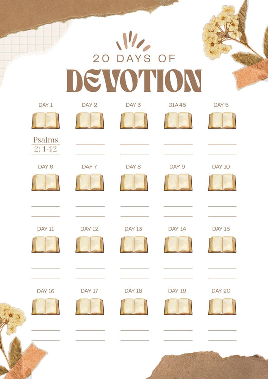 20 Day Devotional Journal