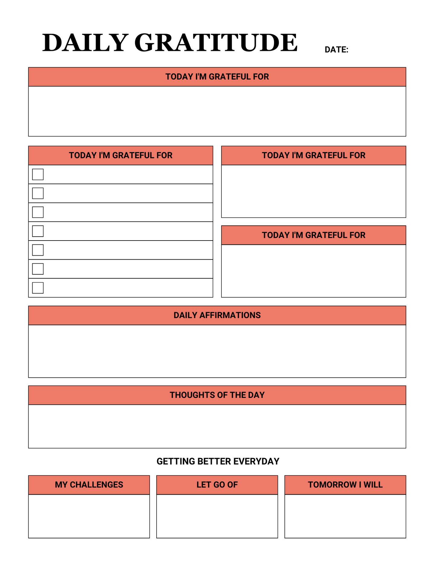 2026 Gratitude Journal