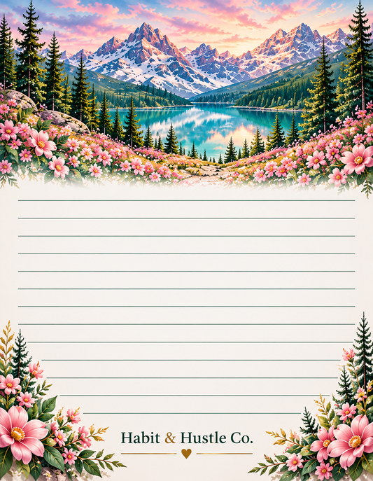 Mountain Views Notepad Collection — 50 Sheets