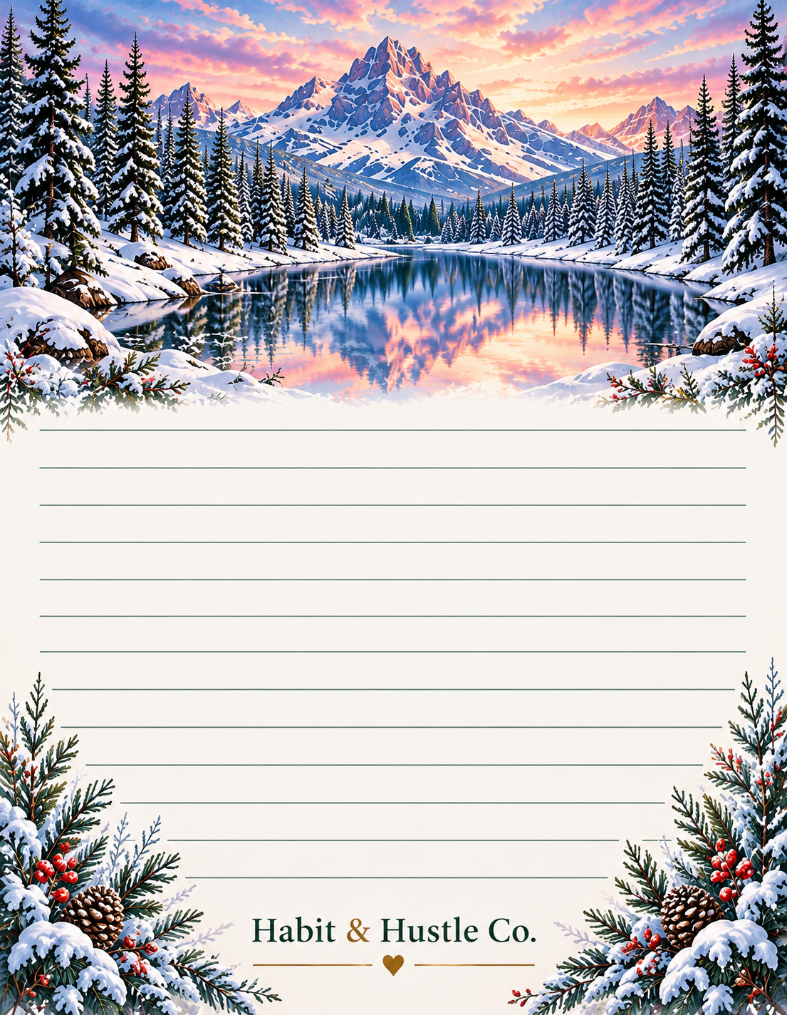 Mountain Views Notepad Collection — 50 Sheets