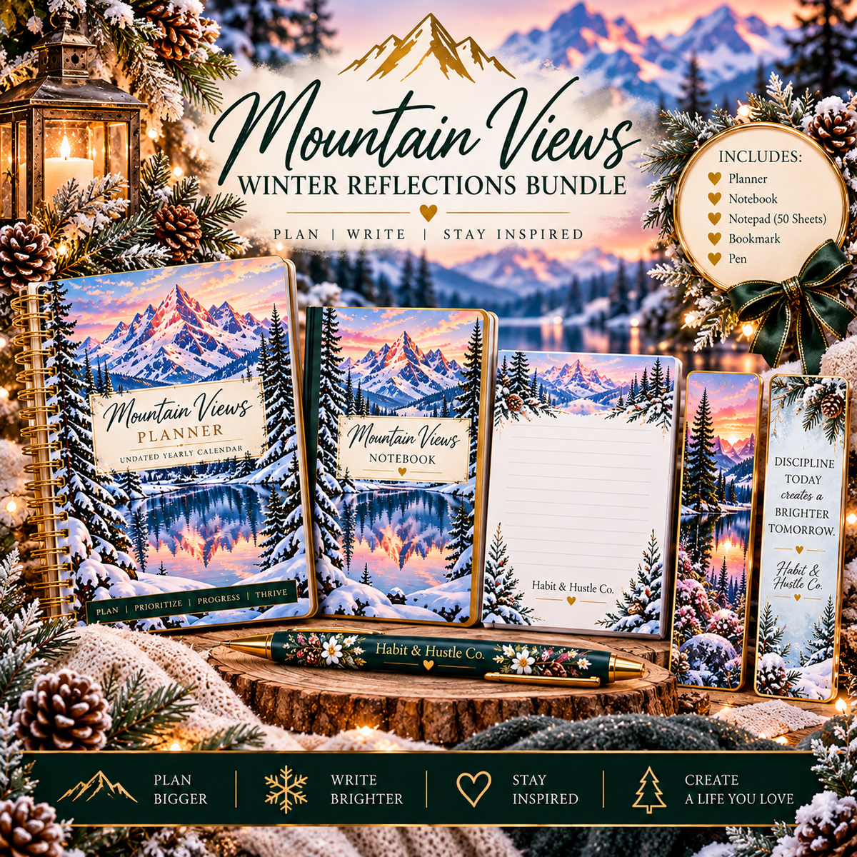 Mountain Views Stationery Bundle — Introductory Offer