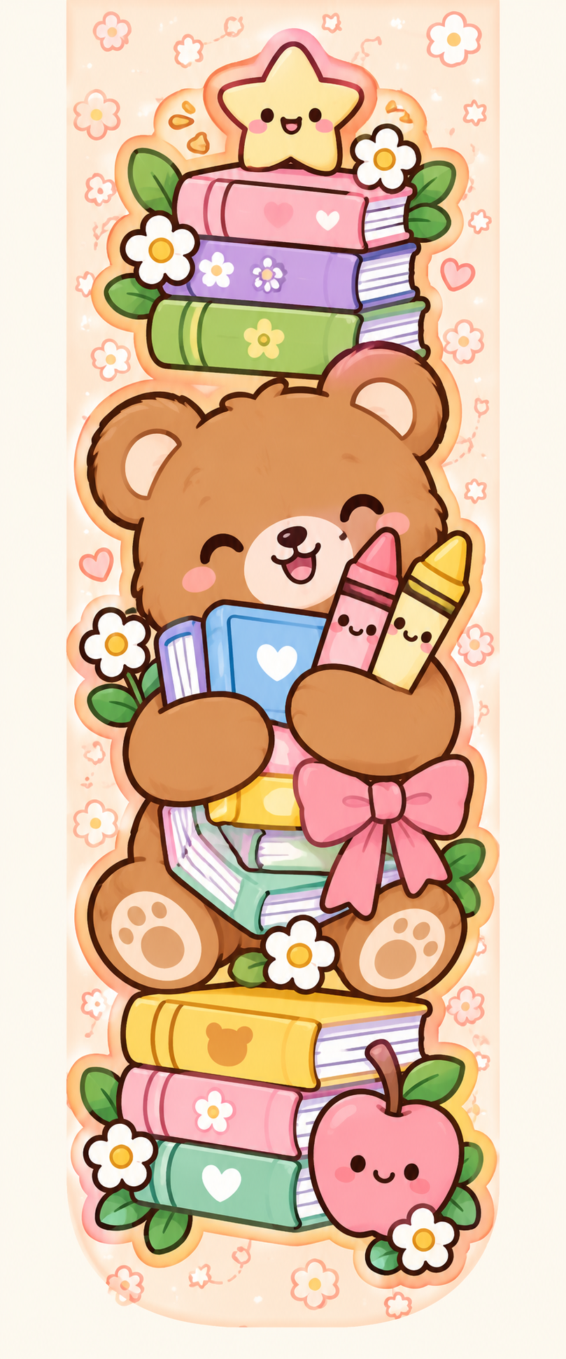 Whimsical Book Buddies Collection | 2 × 6 Bookmarks
