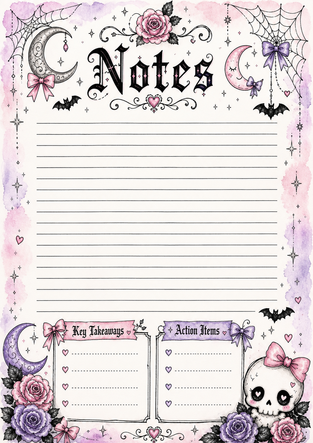 Midnight Intentions – Gothic 12-Month Planner
