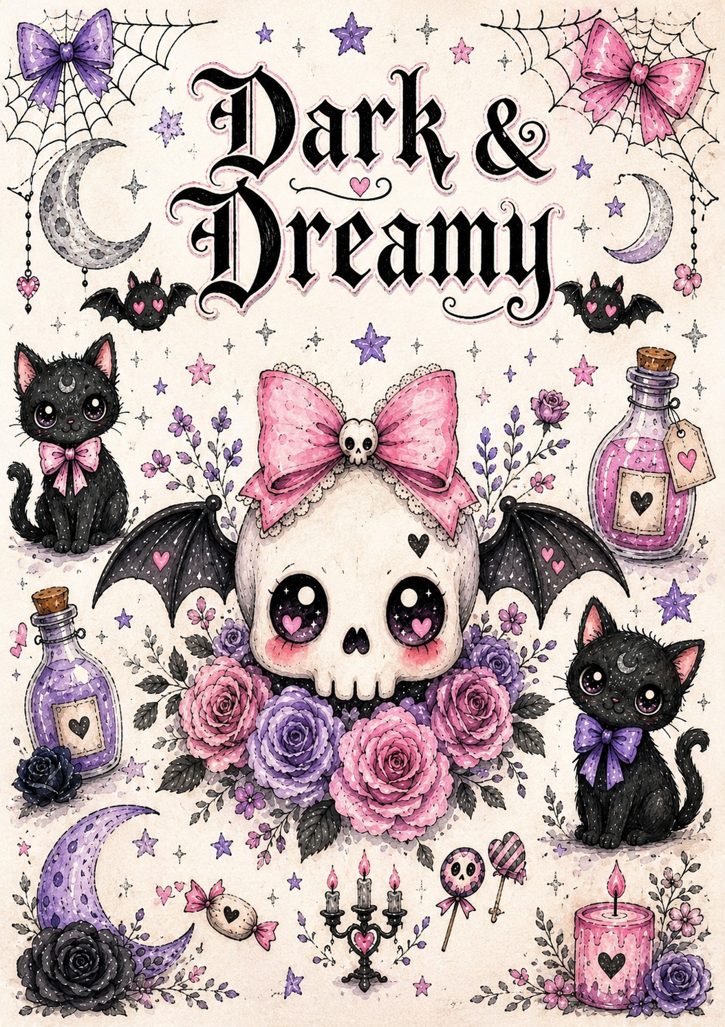 Midnight Intentions – Gothic 12-Month Planner
