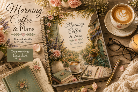 Morning Coffee & Plans | Cozy Cottage Planner