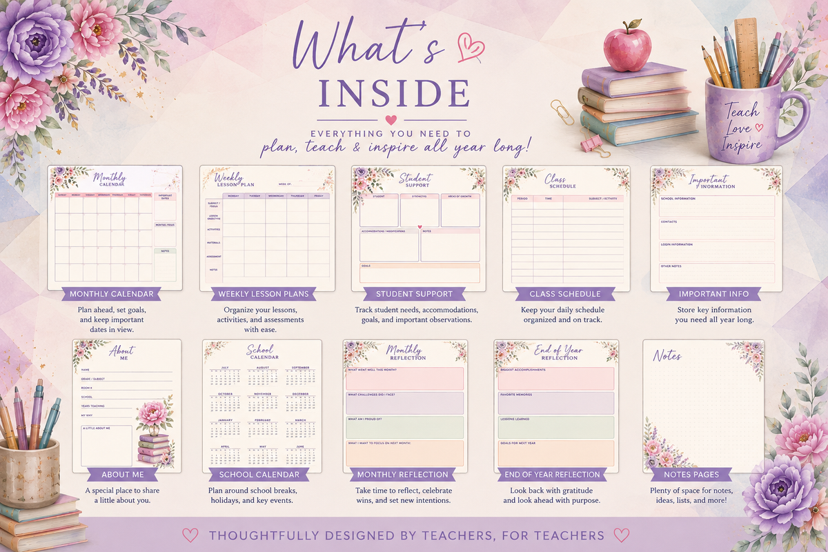 Teachers Who Love Teaching Planner