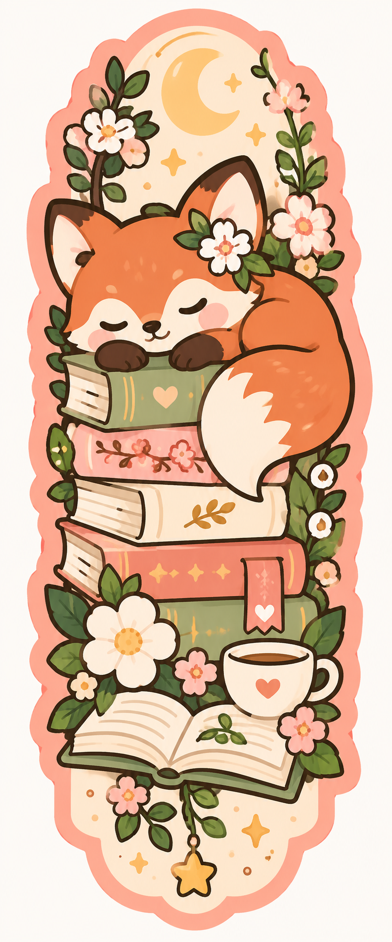 Whimsical Book Buddies Collection | 2 × 6 Bookmarks