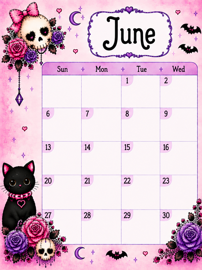 Midnight Intentions – Gothic 12-Month Planner