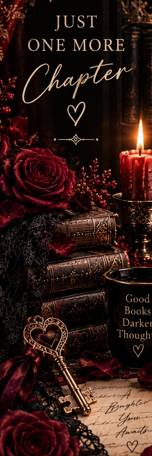 Booked & Bewitched Dark Romance Bookmark