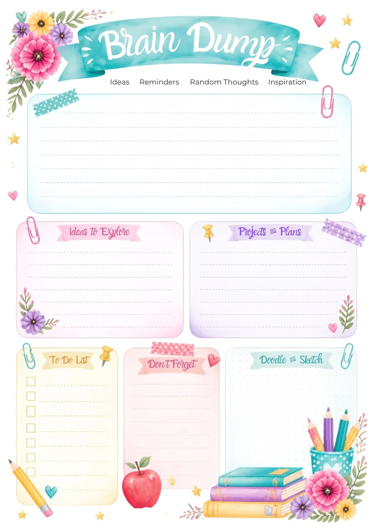 Teacher's Bloom Lesson Planner | 2026–2027 Academic Planner