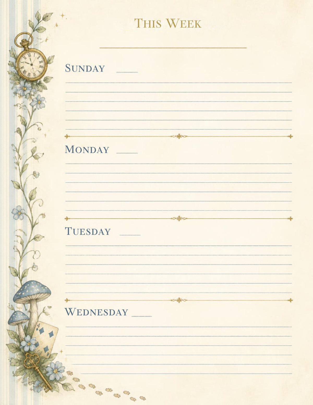 Down the Rabbit Hole | 2027 Wonderland Planner – Choose Your Edition
