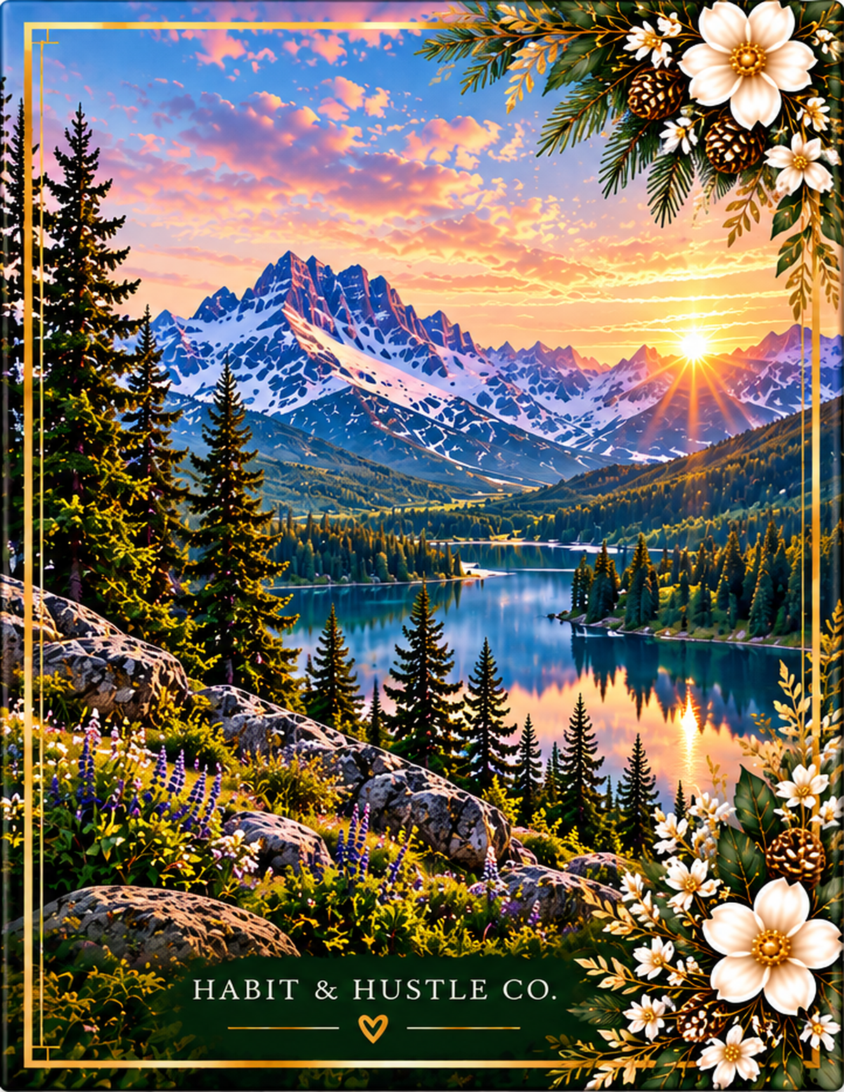 Alpine Lake back cover