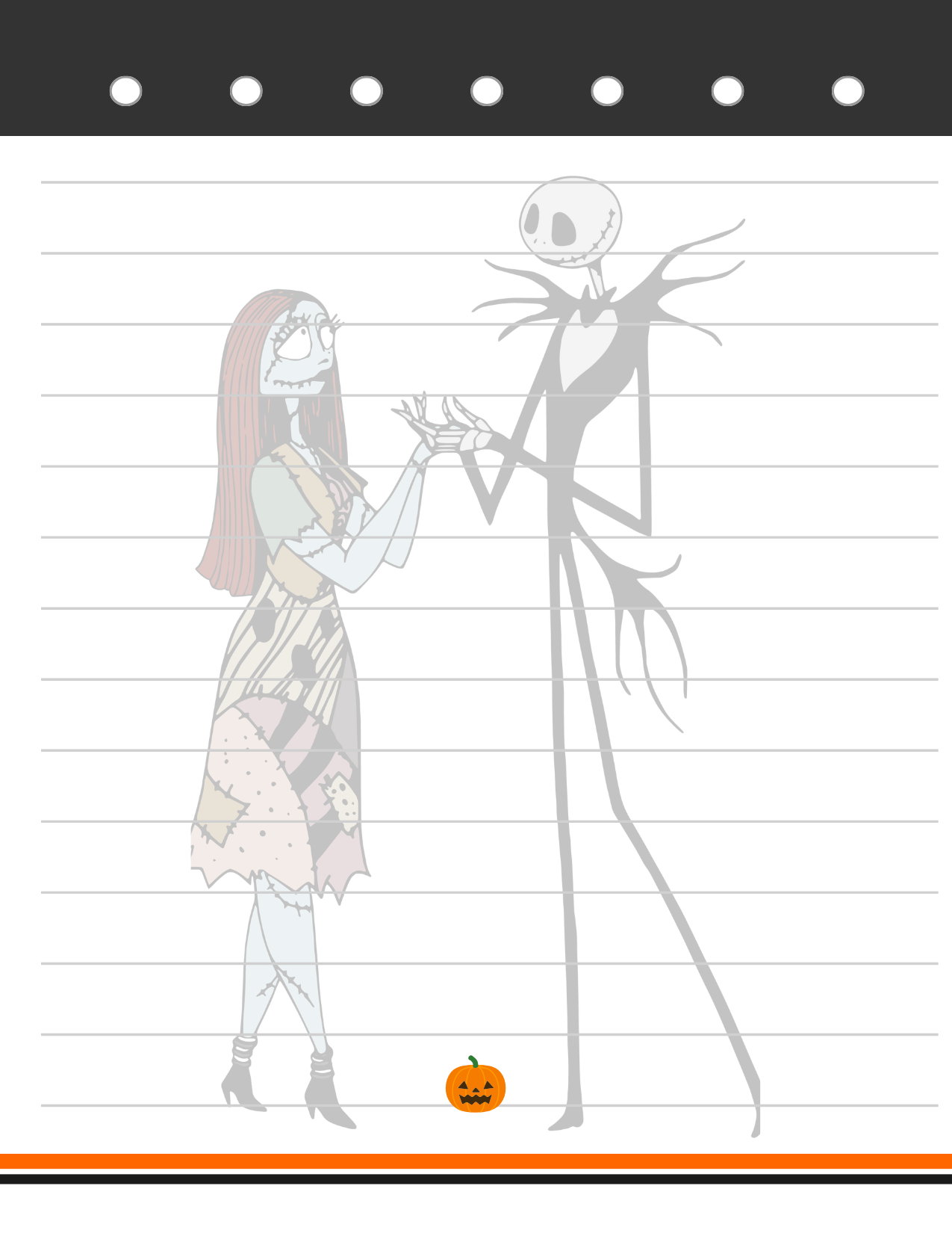 Pumpkin King's Notes Notepad