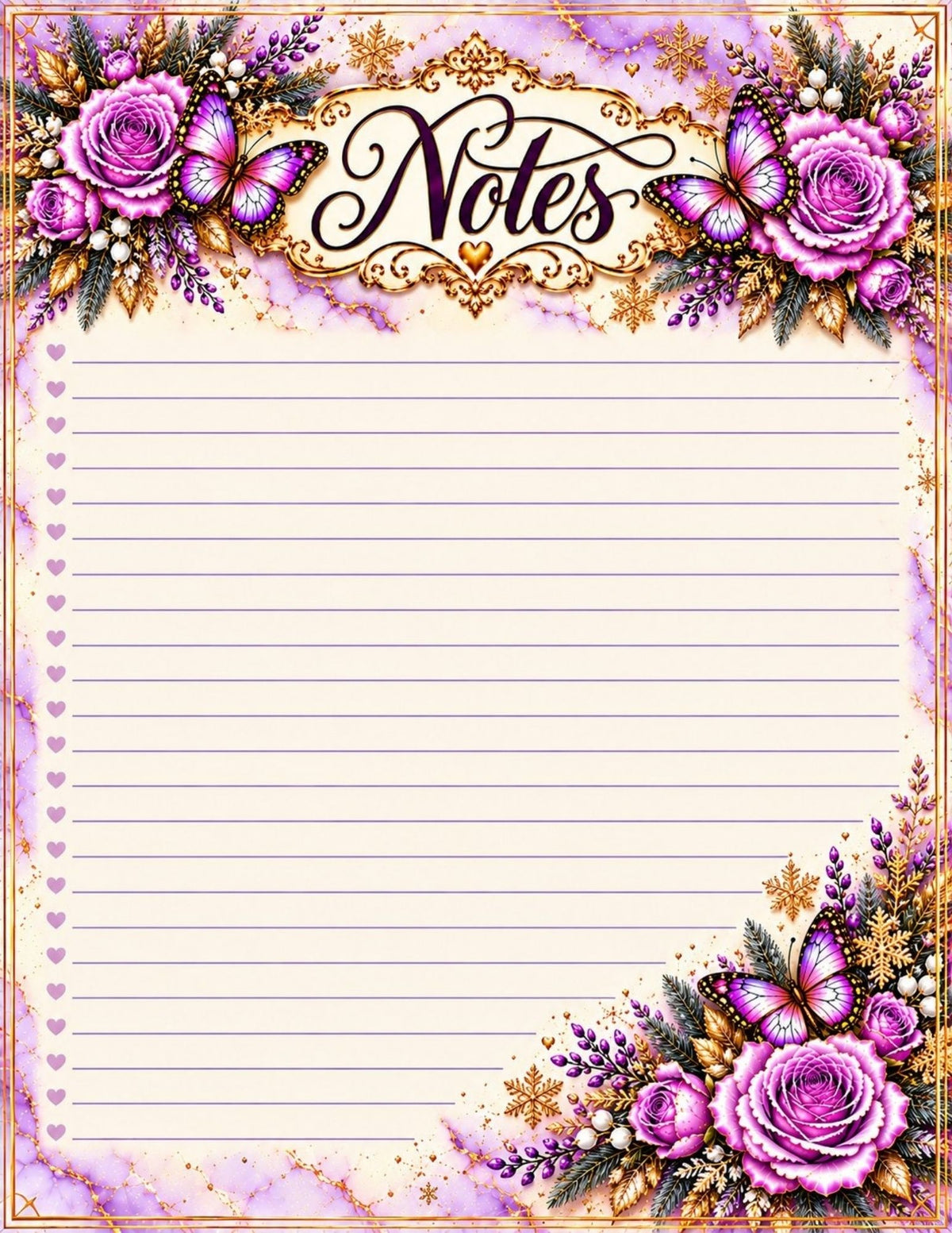 Lavender Dreams Planner