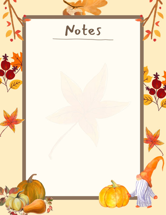 Autumn Notes