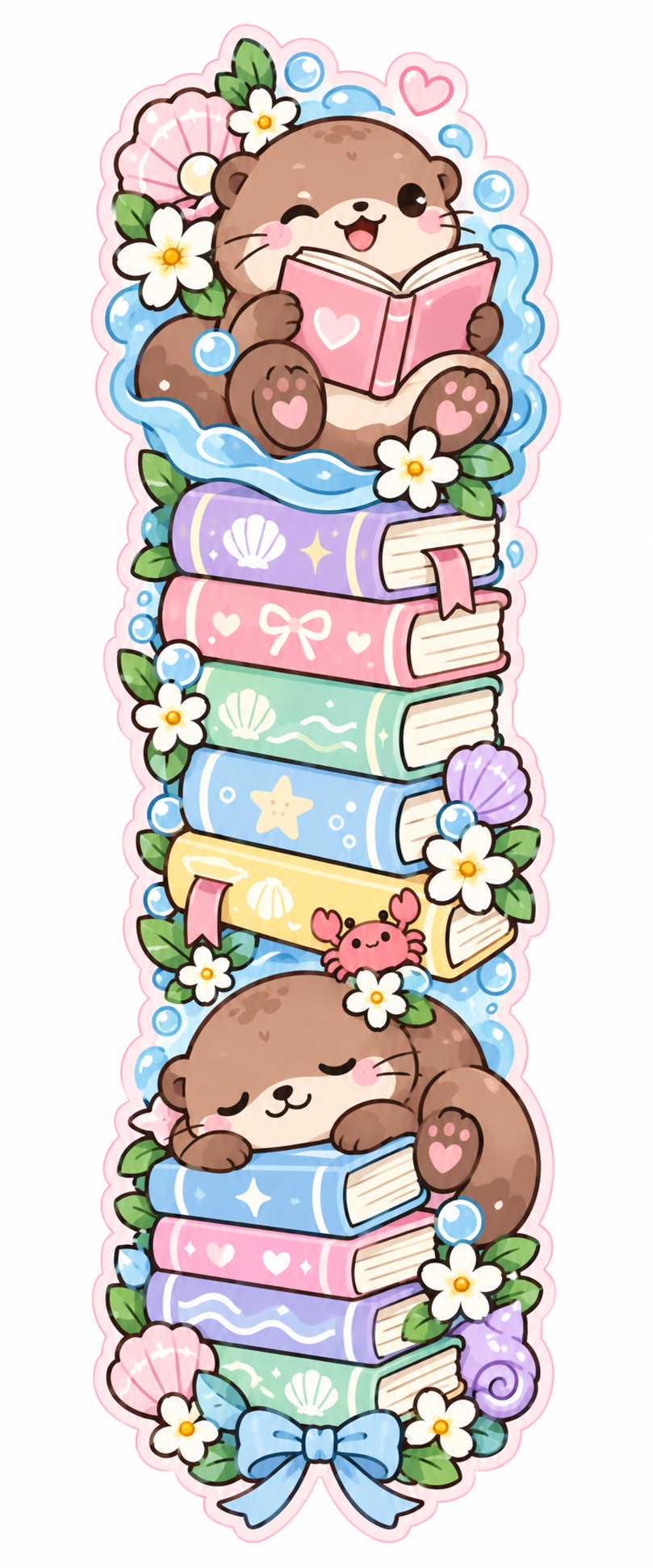 Whimsical Book Buddies Collection | 2 × 6 Bookmarks