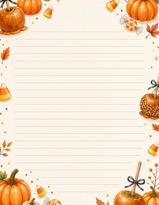 Pumpkins, Candy & Notes