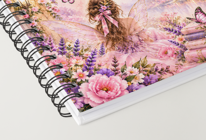 Dream Plan Hustle Bloom | Fairy-Inspired Notebook – Hardcover or Softcover