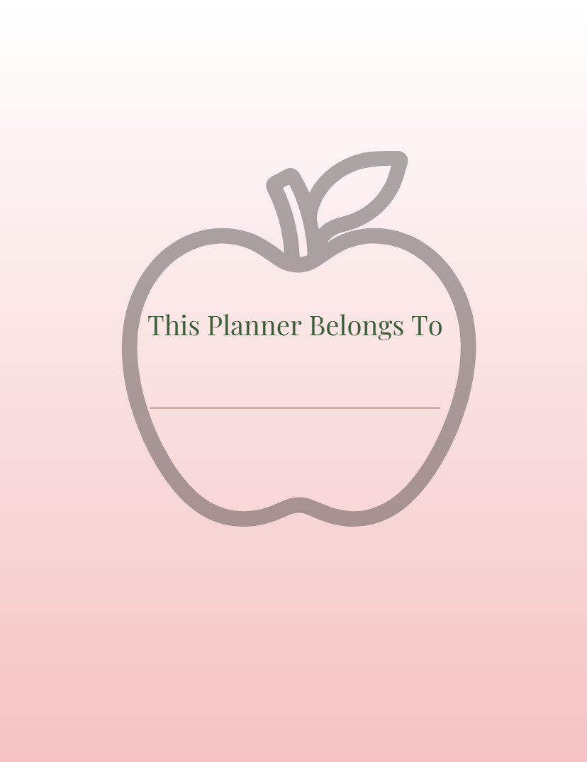 Teacher's who love Teaching Planner