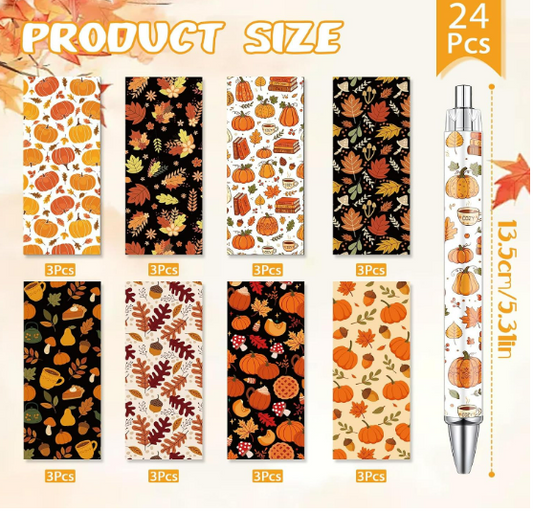 🍂 Pumpkin & Cozy Fall Click Pens