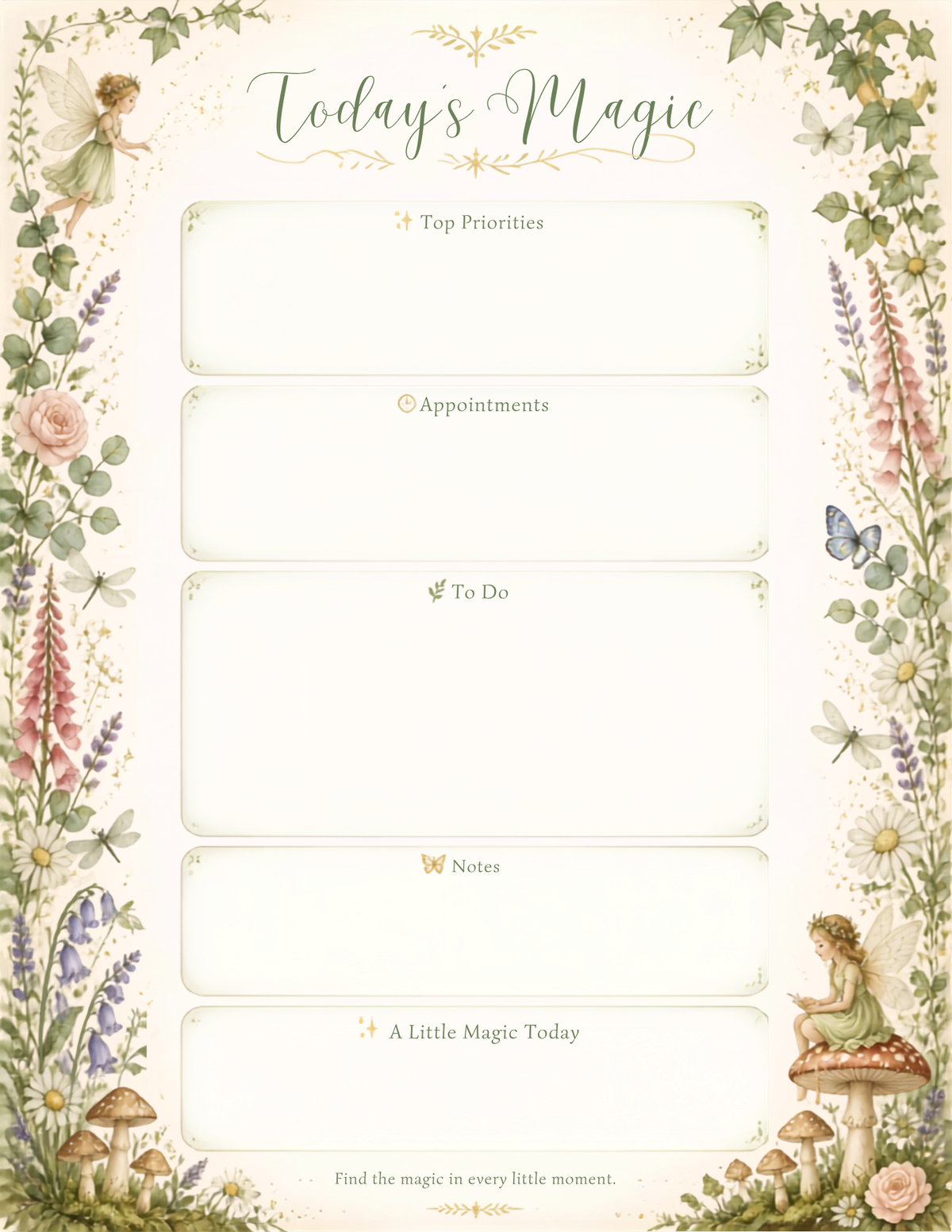 Fairies & Flourish™ Whimsical Notepad Collection