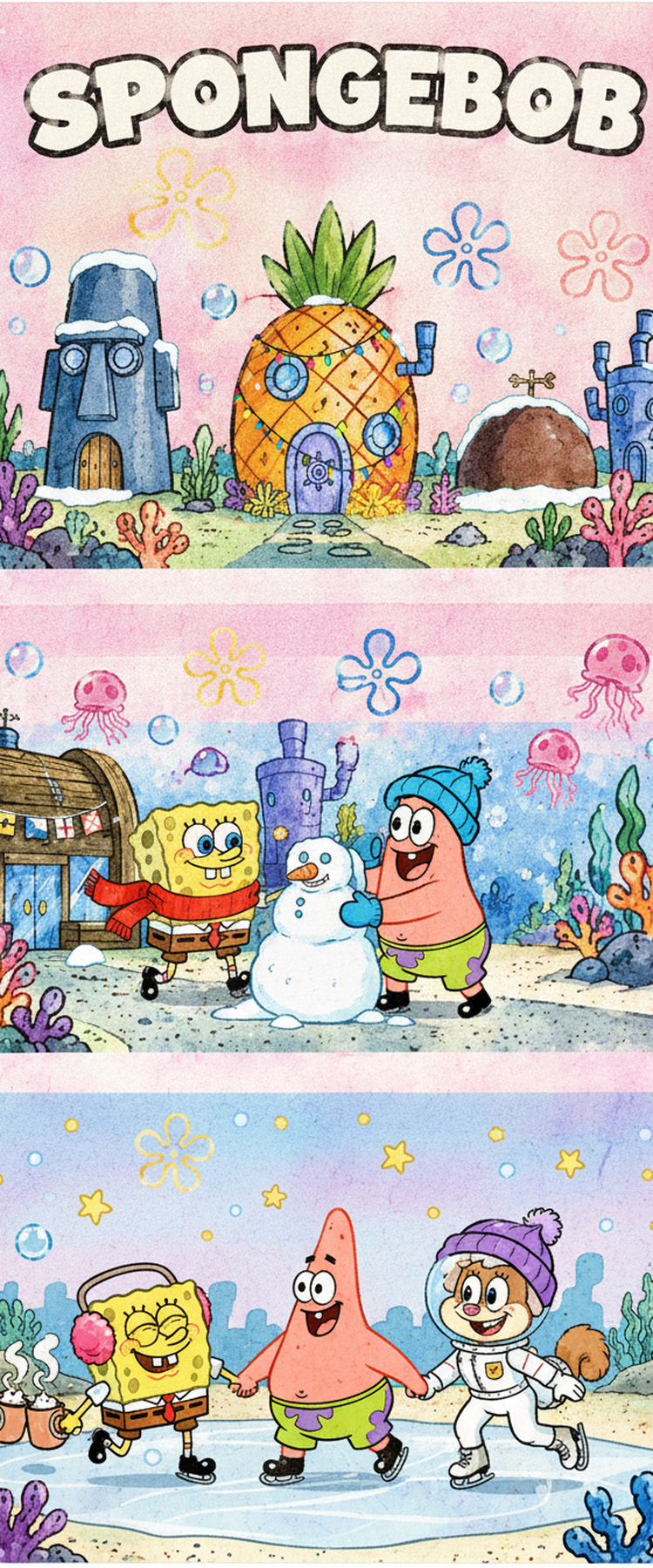 SpongeBob Bookmark Collection | 2x6 Glossy Double-Sided Bookmarks