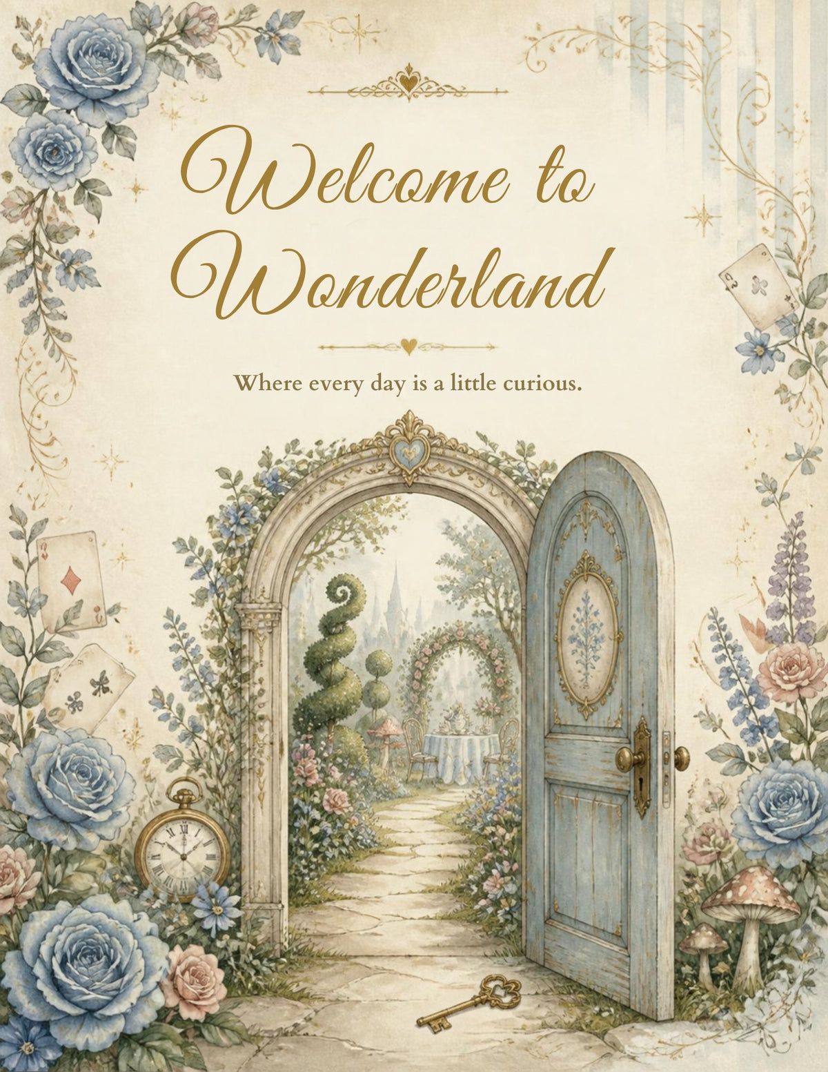 Down the Rabbit Hole | 2027 Wonderland Planner – Choose Your Edition