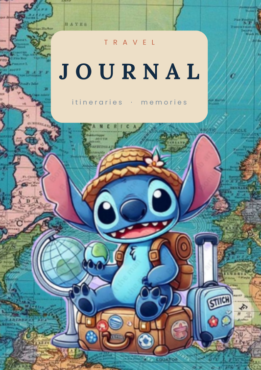 ✈️ **Ohana means adventure—and Stitch is ready to explore!** 💙🌺