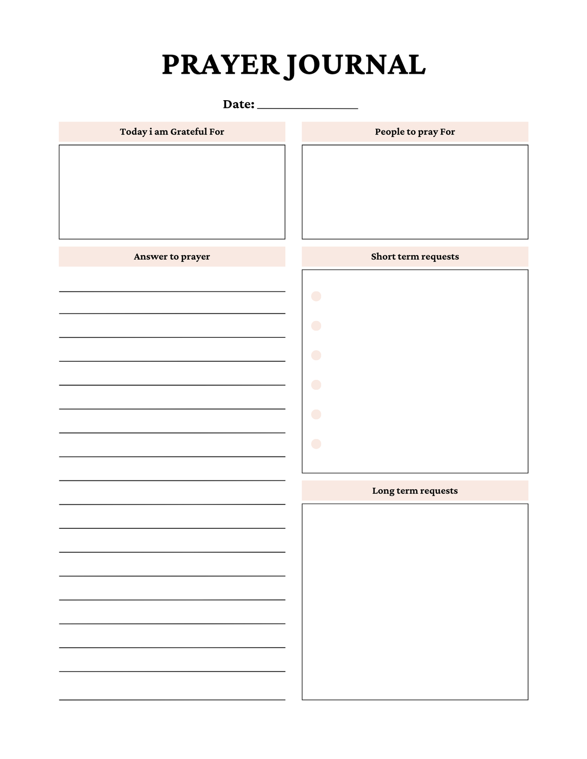 Pray & Reflect — Christian Prayer, Gratitude & Devotional Journal