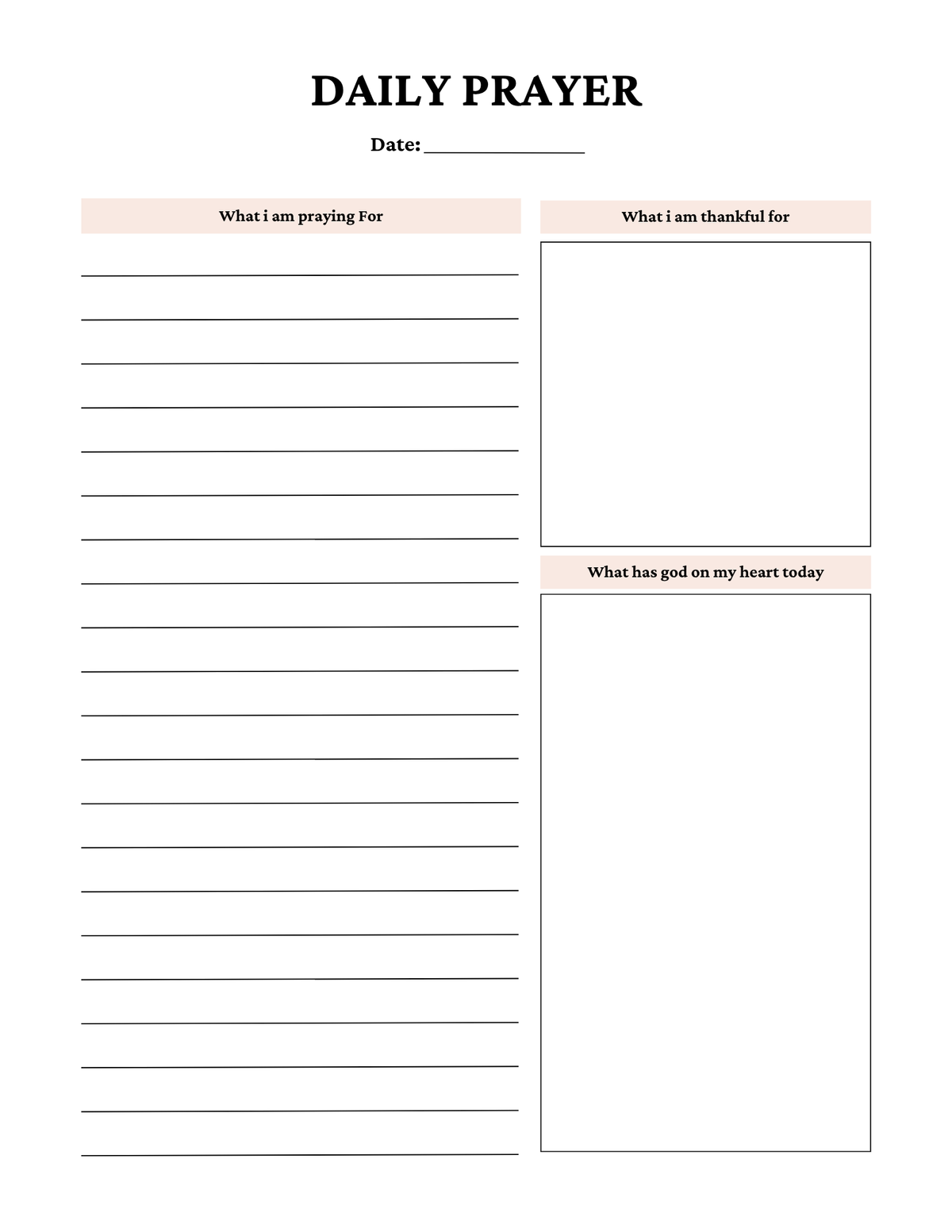 Pray & Reflect — Christian Prayer, Gratitude & Devotional Journal